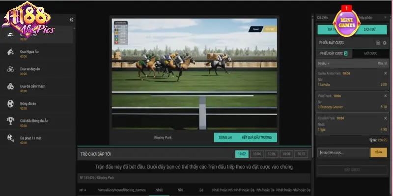 Thể Thao ảo cá cược mọi nơi, mọi thời gian
