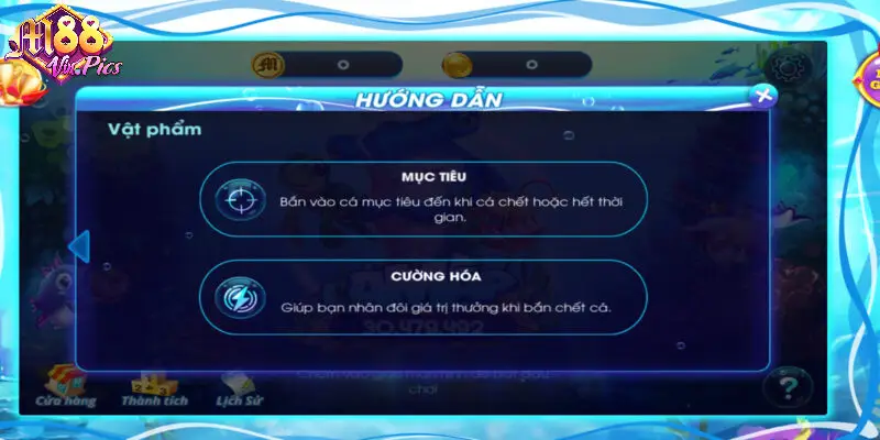 Vật phẩm hỗ trợ giúp người chơi săn cá hiệu quả 